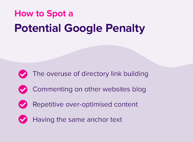 How to spot a potential Google Penalty